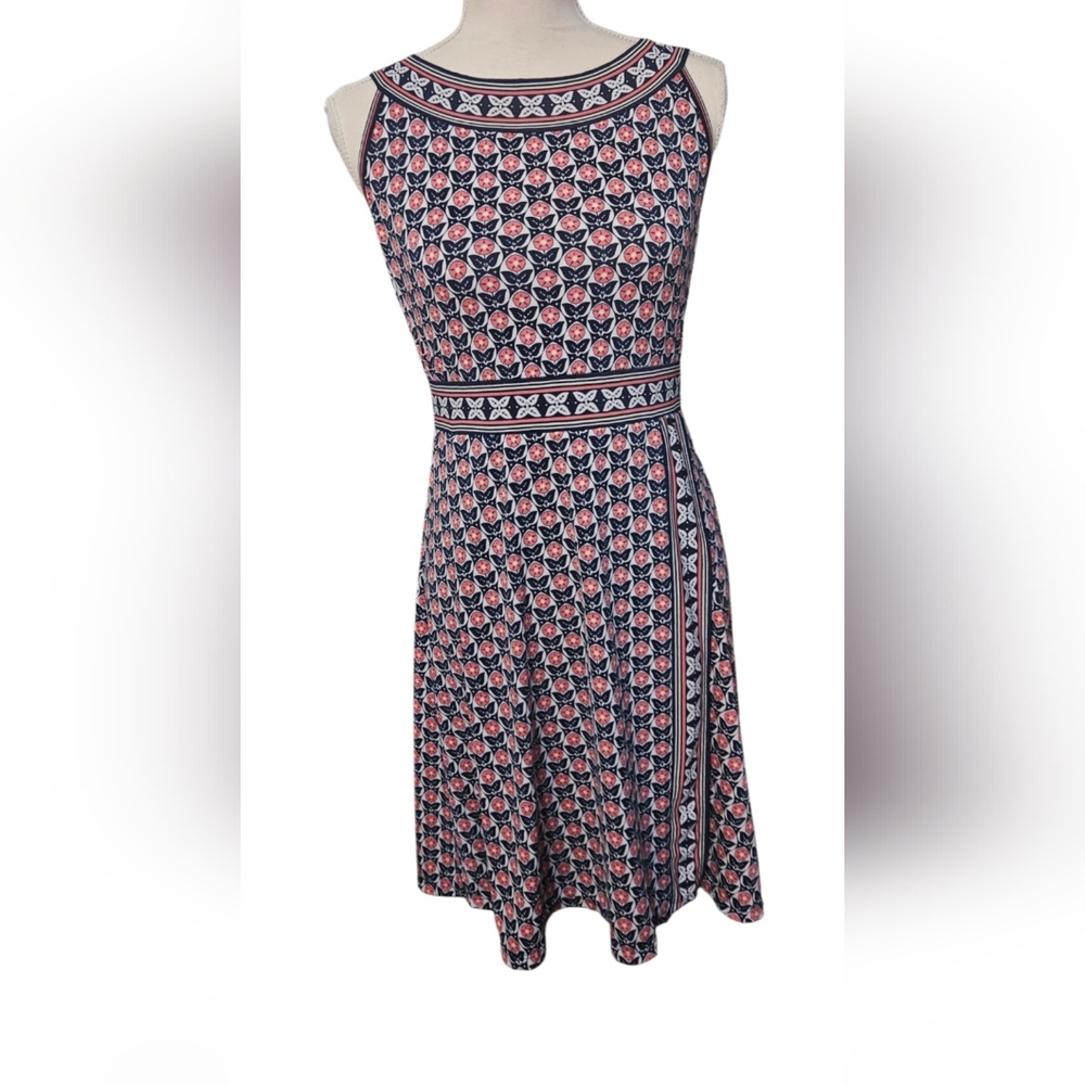 Vintage Max Studio Small Halter Midi Dress EUC